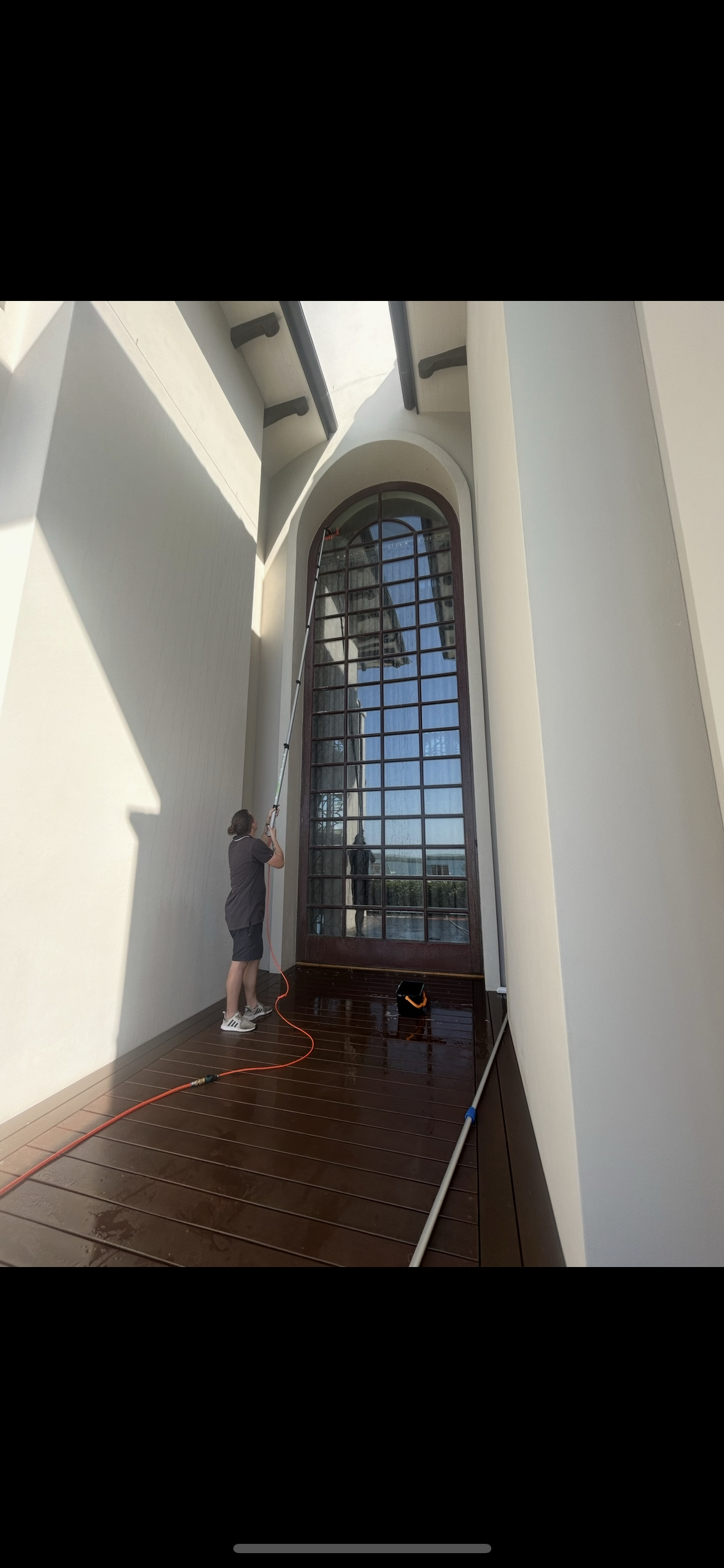 Professional window cleaning