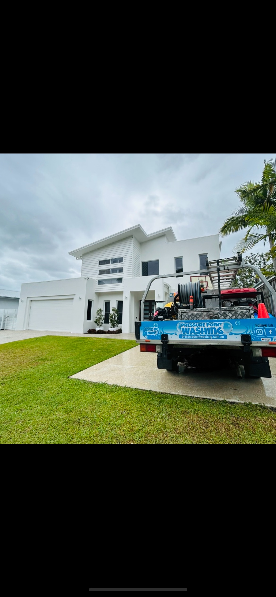 Pressure Point Washing branded service van